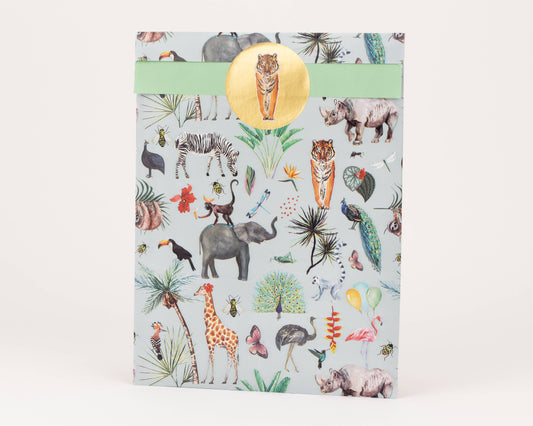 LiebevollVerpackt Geschenktüte Tierreich