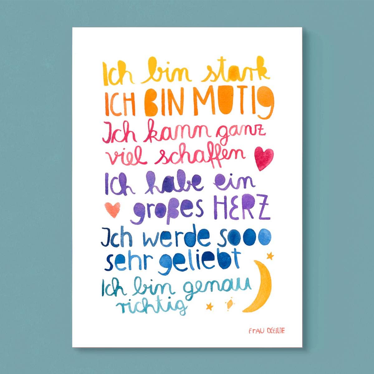 Frau Ottilie Print A4 *Affirmation*
