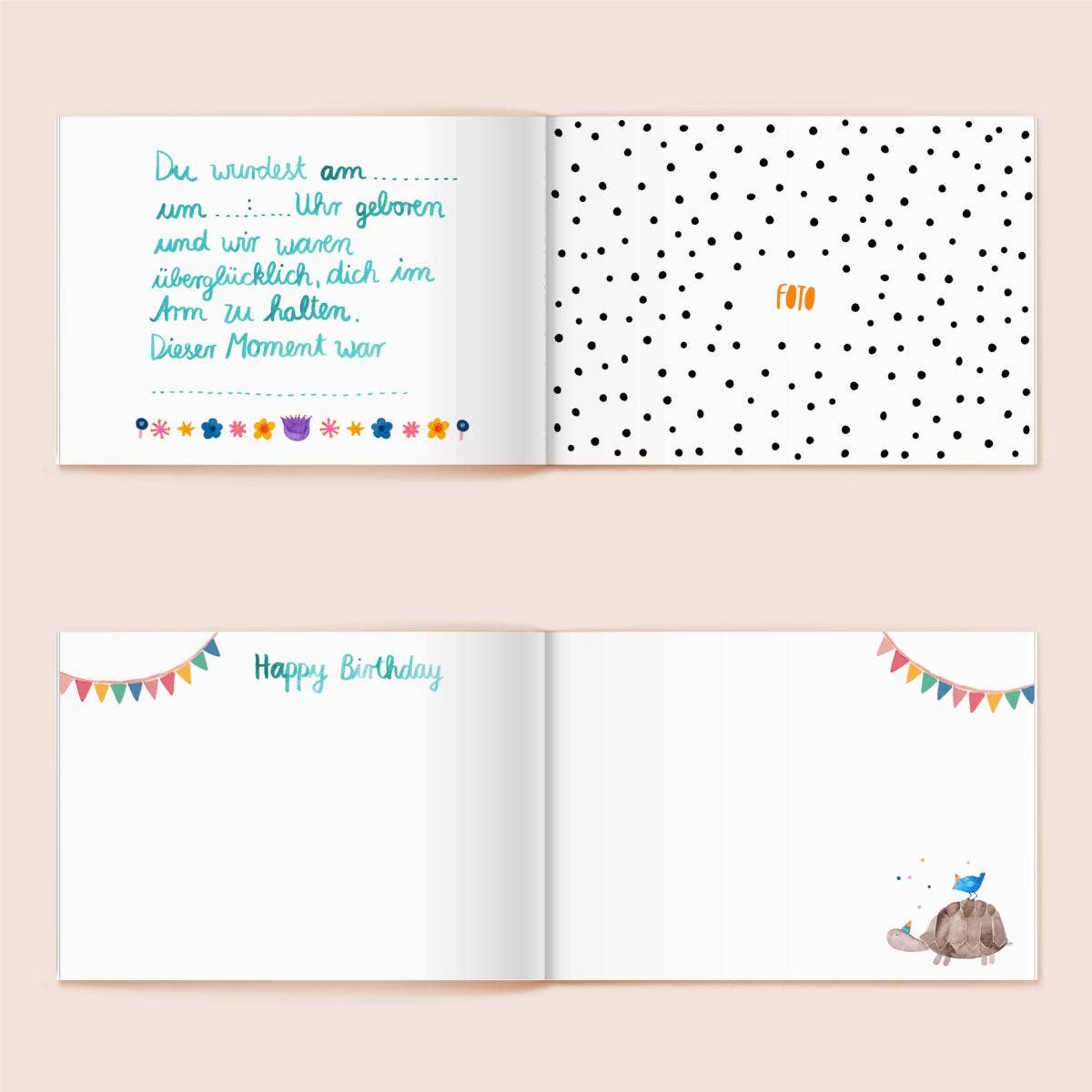Frau Ottilie Babytagebuch *Welcome Little One*