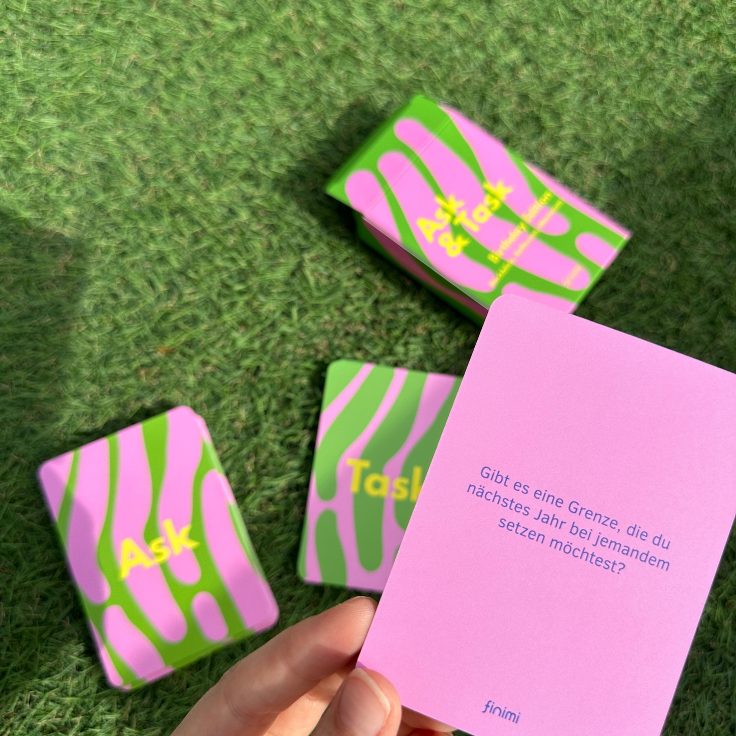 Finimi Ask & Task Birthday Edition