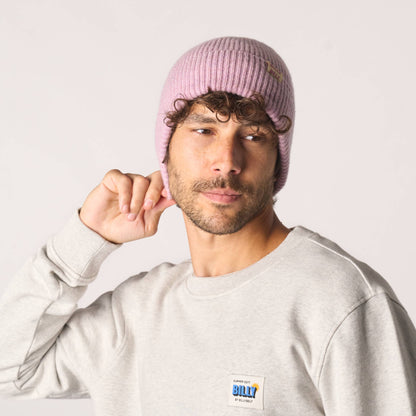 BillyBelt Beanie aus Lammwolle - Violett