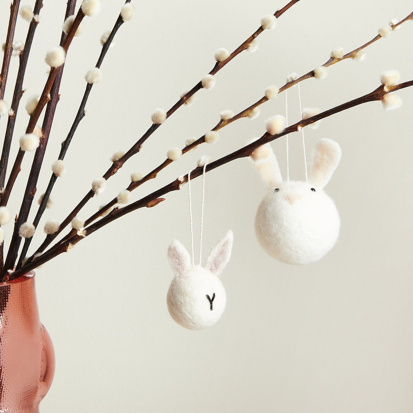 RicoDesign Osterdeko Filzanhänger Hasenkopf