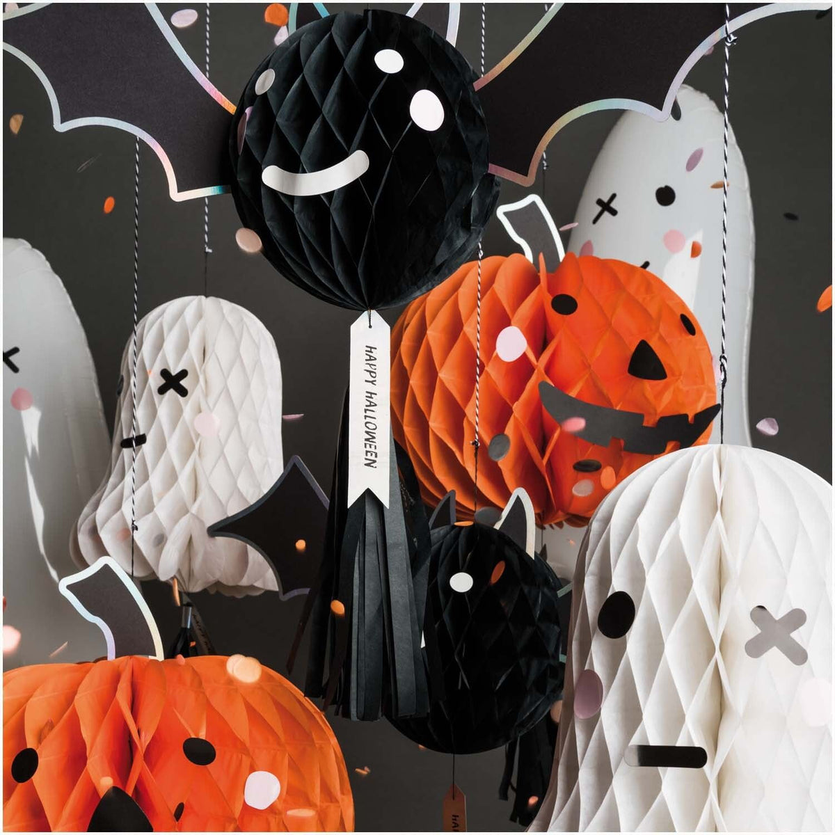 RicoDesign Halloween WabenpapierDeko
