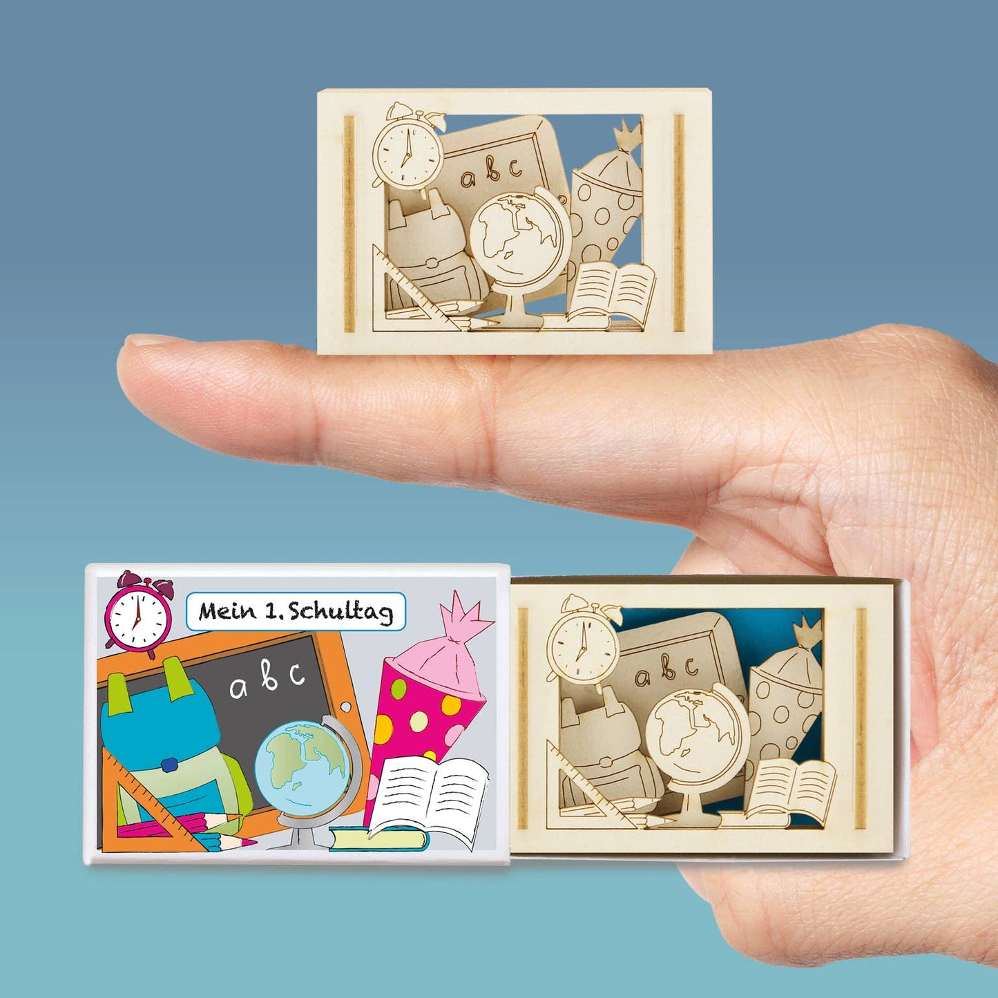Schulanfang-Silhoubox S – Geschenkartikel