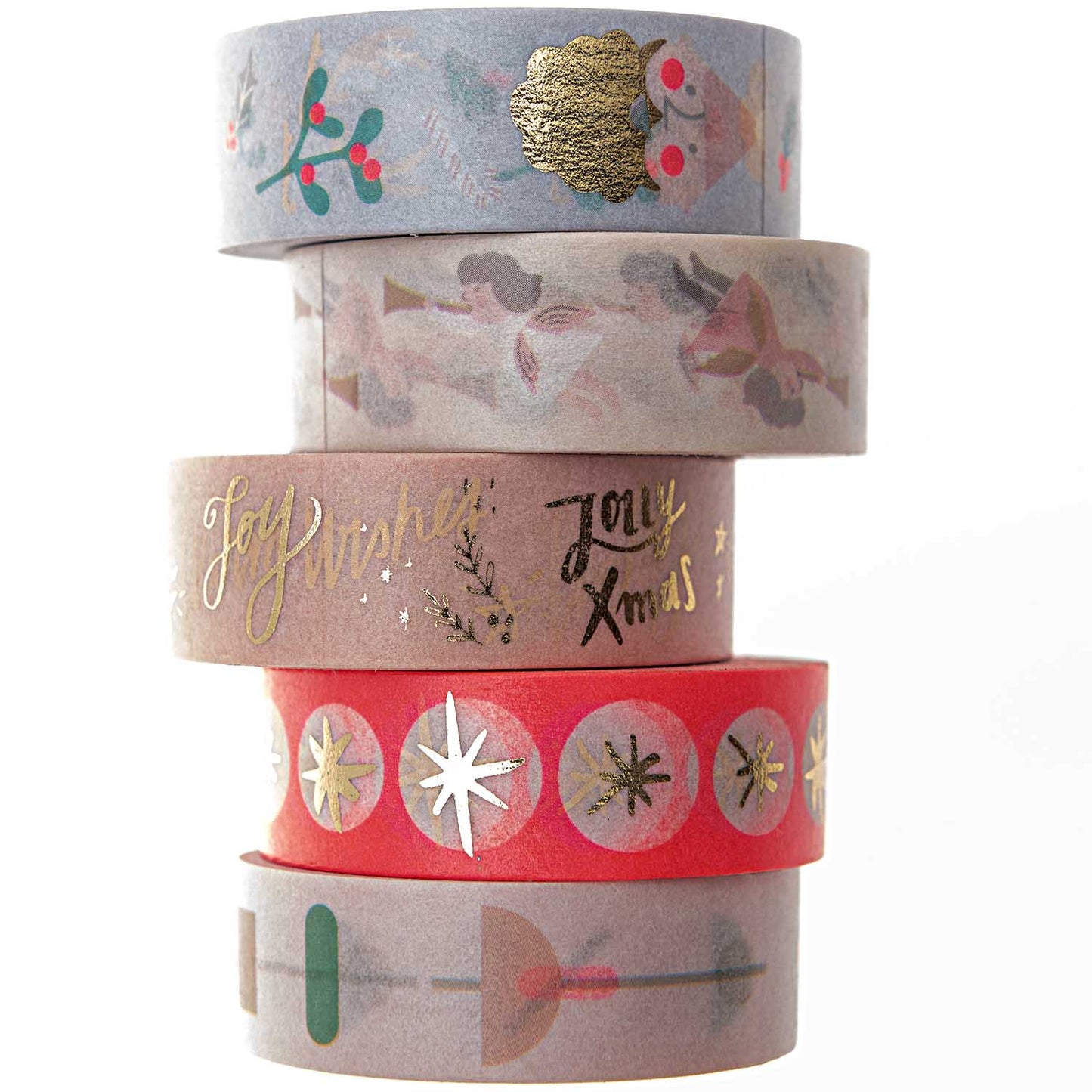 Rico Design Masking Tape Set Pastell XMas