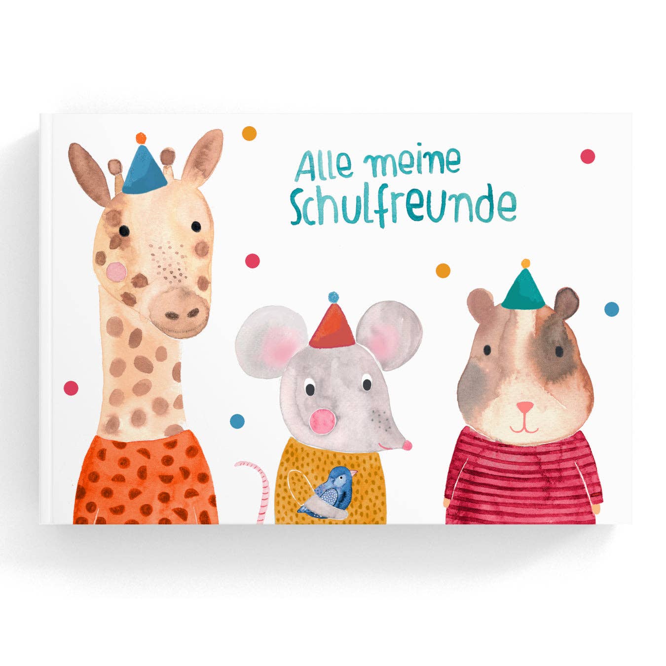 Frau Ottilie Freundebuch *Alle meine Schulfreunde* mit Giraffe, Maus & Hamster