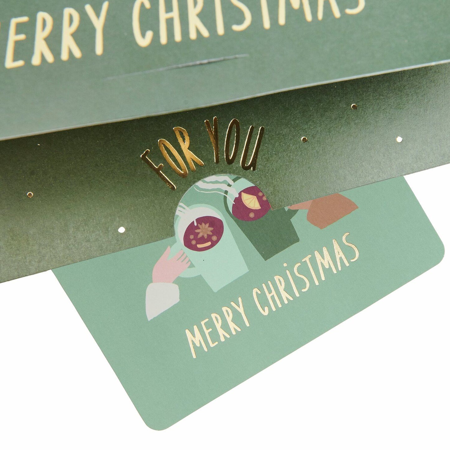 Rico Design Pop-Up Karte für Geldgeschenke Weihnachtsmarkt