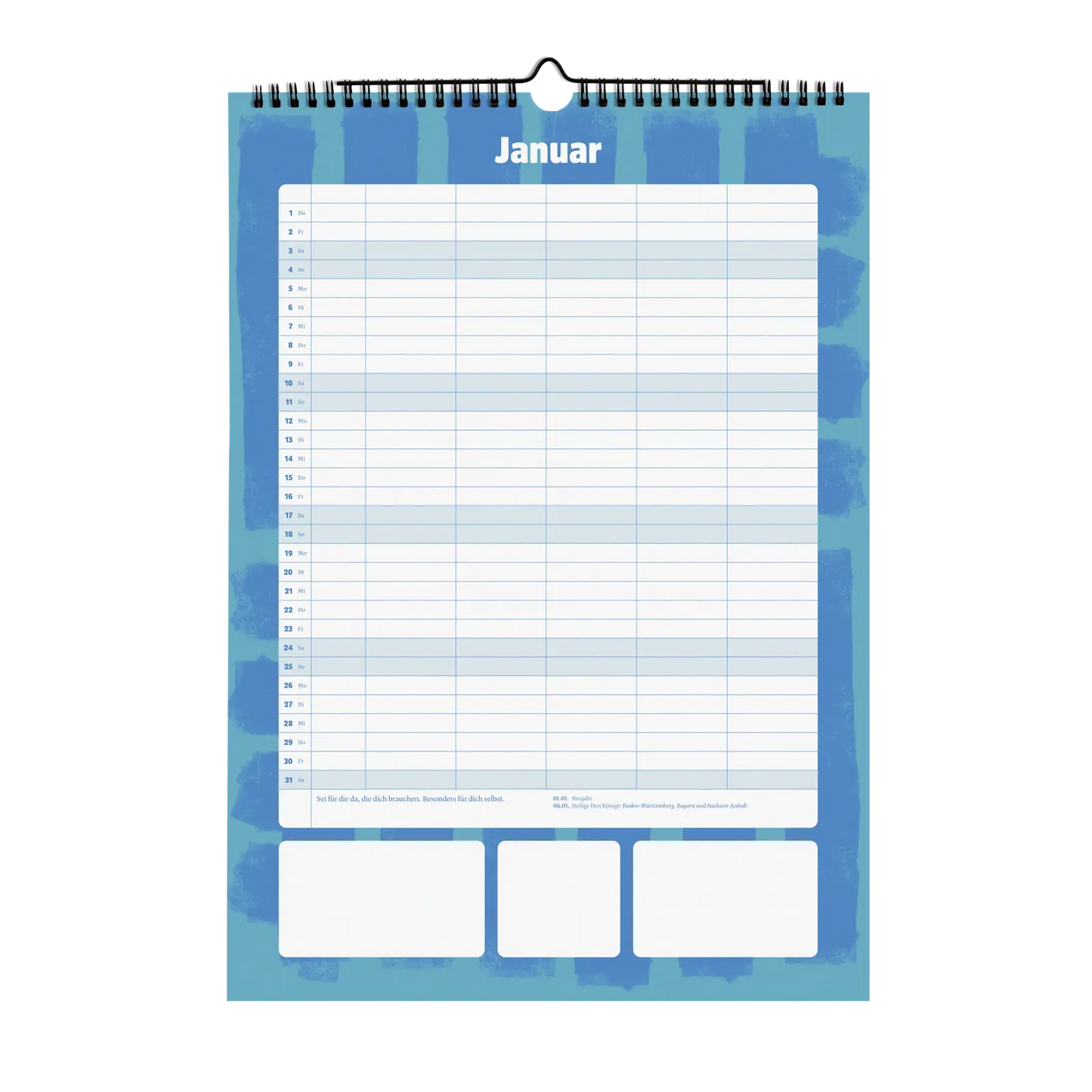 Ein Guter Plan Familienkalender 2026