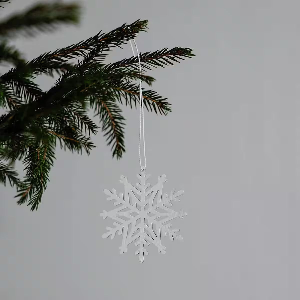 Storefactory Weihnachtsdeko Schneeflocke Holz