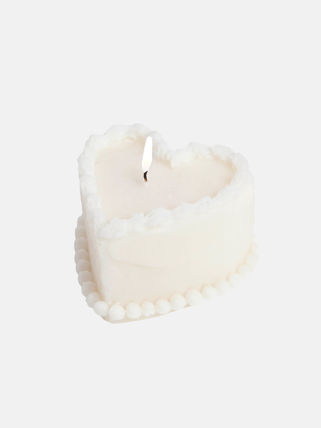 DOIY Kerze Torte „Sweetie“ in Herzform, ideal für festliche Anlässe und liebevolle Dekoration.