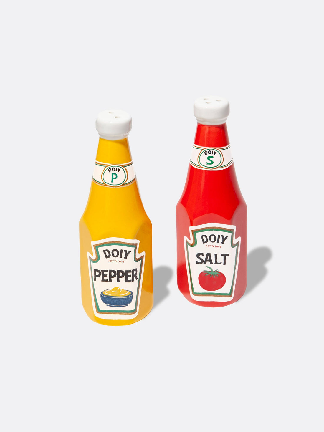 DOIY Salz&Pfefferstreuer „Corner Shop“ bringt Farbe und Stil auf deinen Tisch mit DOIY Salz und Pfeffer.