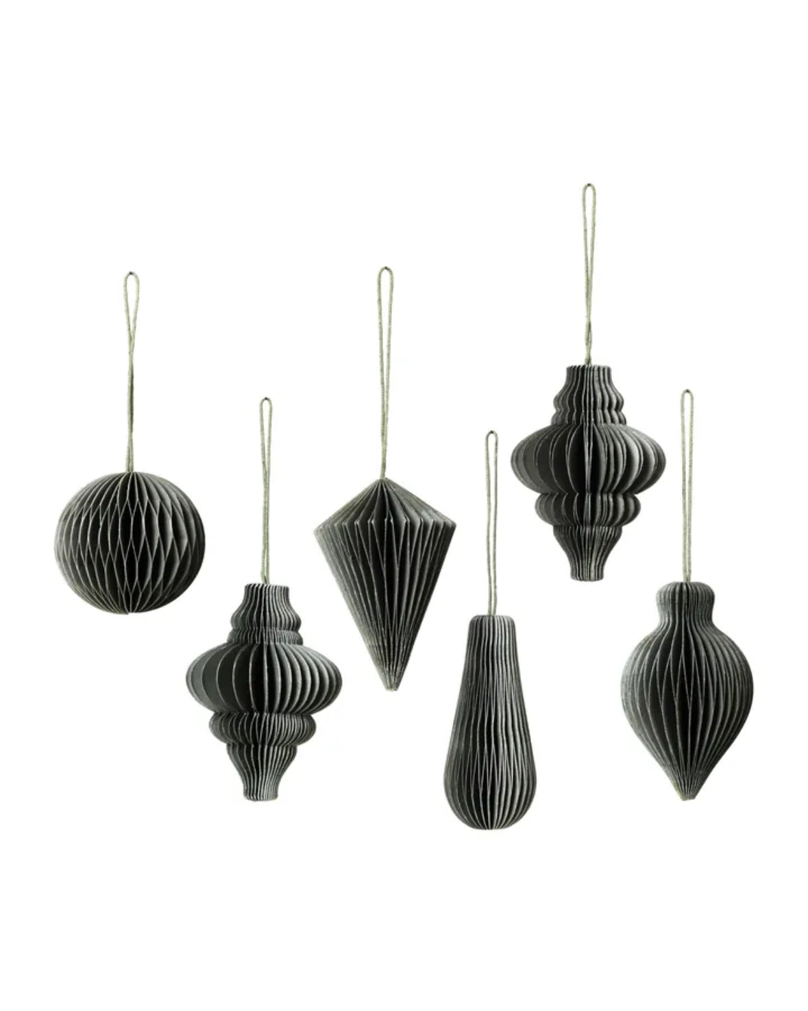 Broste Copenhagen Wabenanhänger Set
