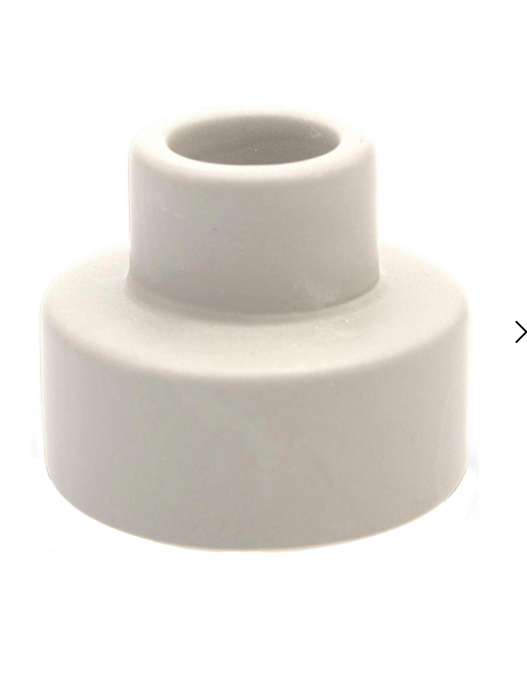 Rico Design Kerzenhalter Keramik weiß