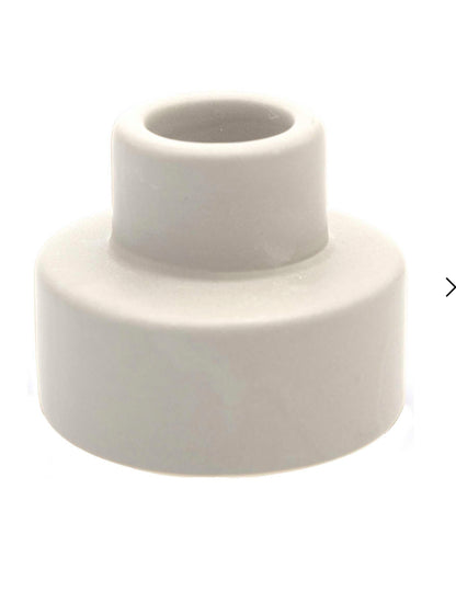 Rico Design Kerzenhalter Keramik weiß