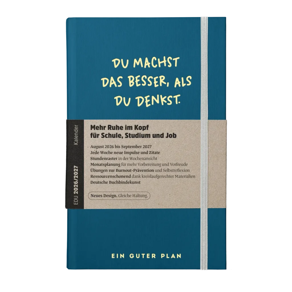 Ein Guter Plan - Achtsamkeitskalender EDU 26/27