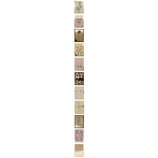 RicoDesign Paper Poetry MiniSticker Briefmarken 120Stk „In the Meadow“