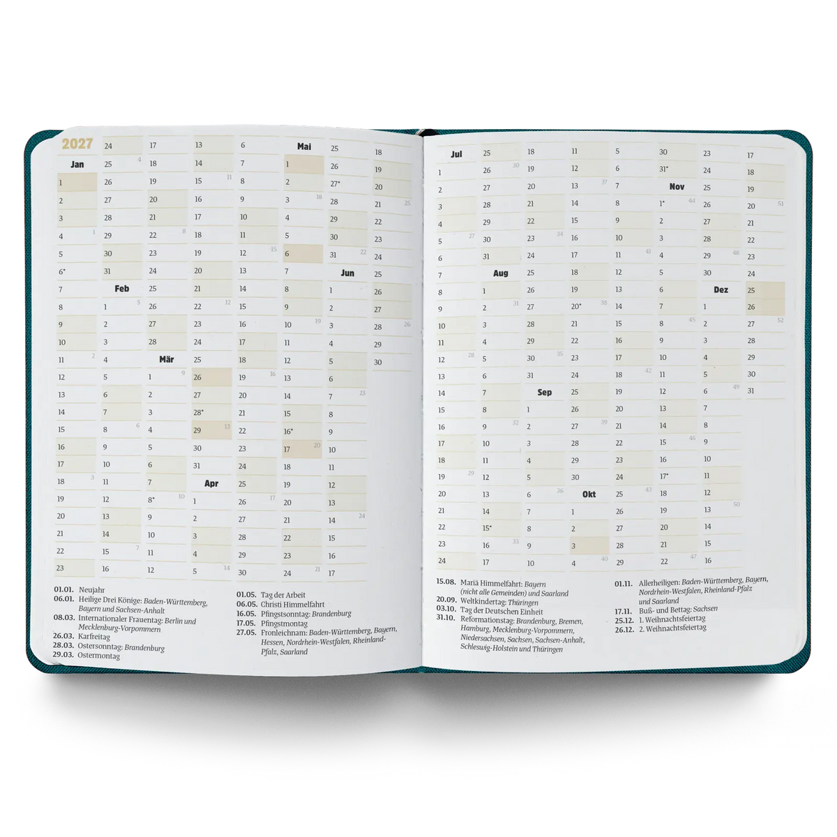 Ein guter Plan Kalender Mini 2027