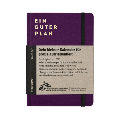 Ein guter Plan Kalender Mini 2027