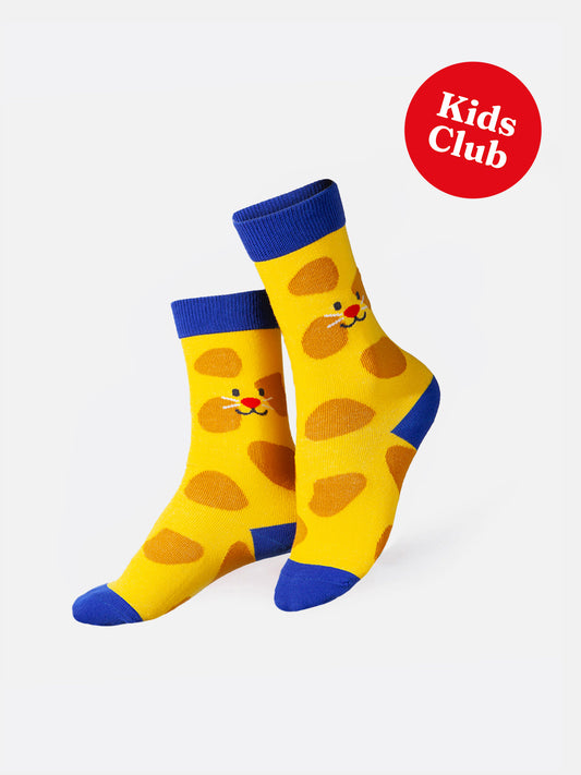 EAT MY SOCKS Geschenksocken KidsClub „Smiley Cat“