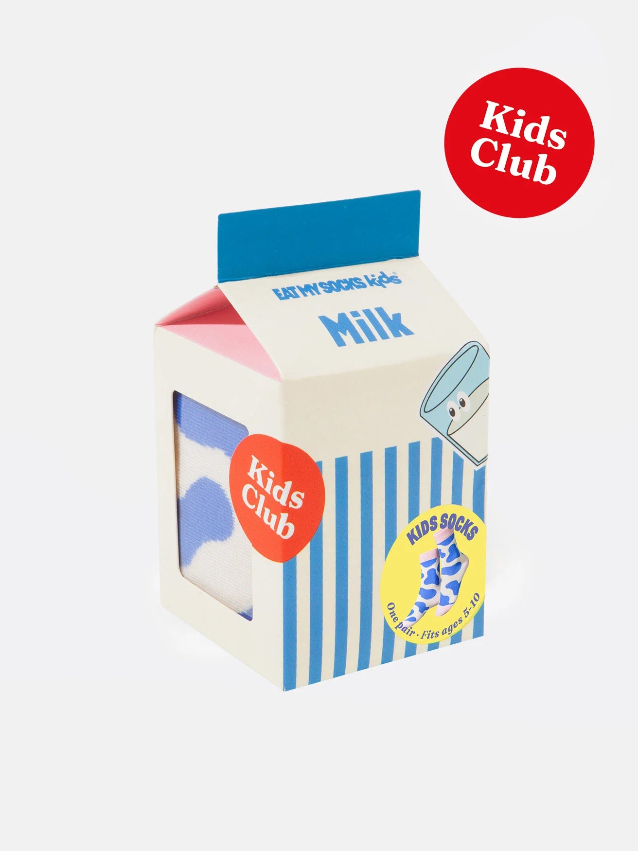 EAT MY SOCKS Geschenksocken KidsClub „Milk“