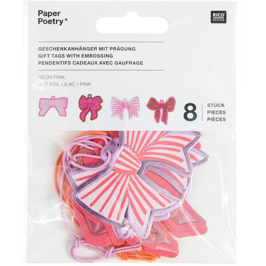 RicoDesign Geschenkanhänger „Schleife“