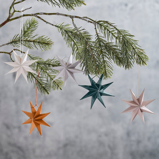 Ginger Ray Papiersterne 5erSet „Cosy Copper“