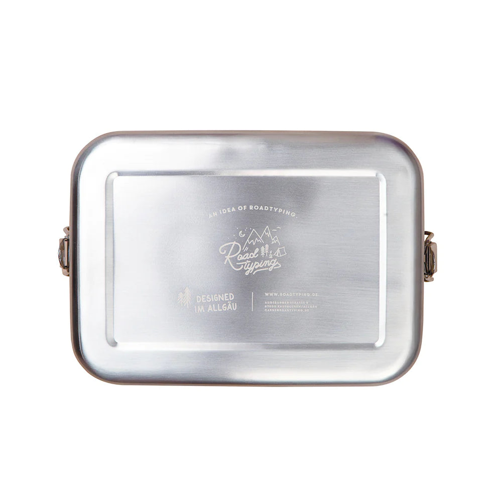 RoadTyping Lunchbox mit Holzdeckel
