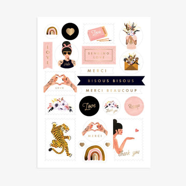 All The Ways To Say - Stickerbogen