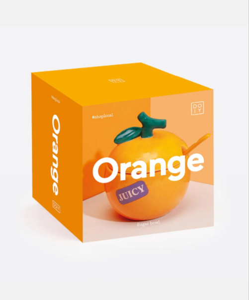 DOIY Zuckerdose „Orange“