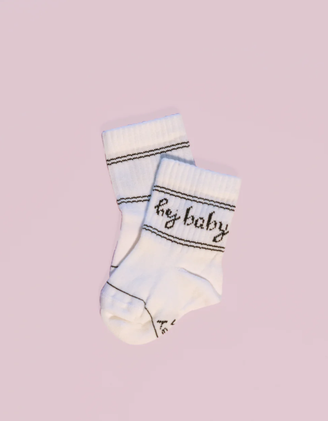 Ooley Babysocken „Hej Baby“