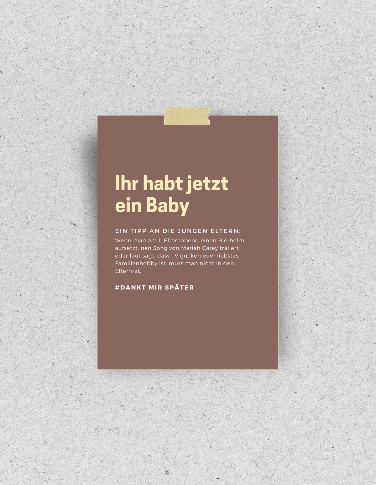 Lustige Geburtskarte