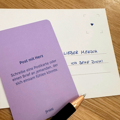 Finimi Ask & Task Begegnung mit Herz (Deutsch)