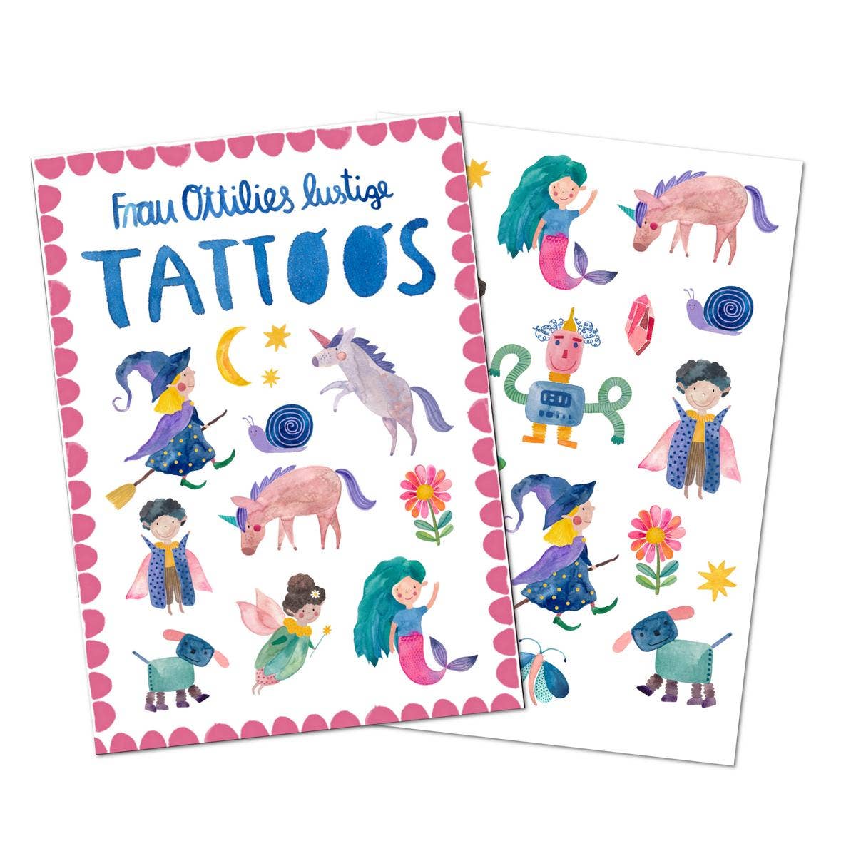 Frau Ottilie Kindertattoos *Fantastische Wesen*