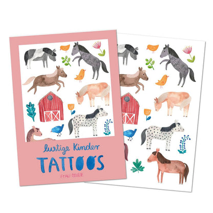 Frau Ottilie Kindertattoos *Pferde*