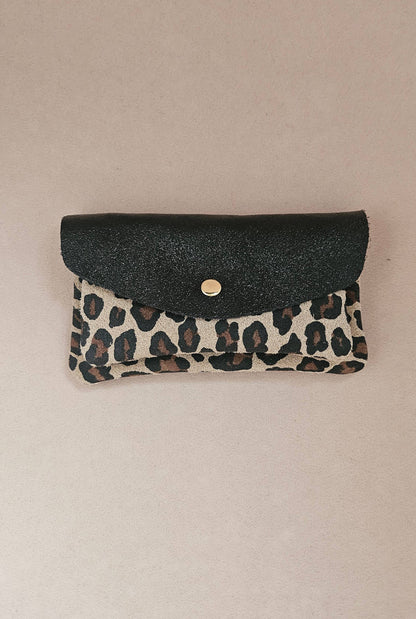 Roxal Marais Geldbeutel Schwarz/leo beige