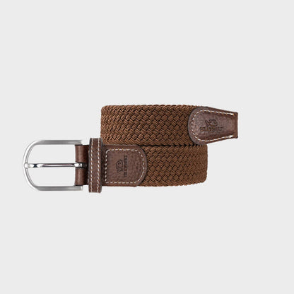 BillyBelt elastischer Flechtgürtel - Kamelbraun