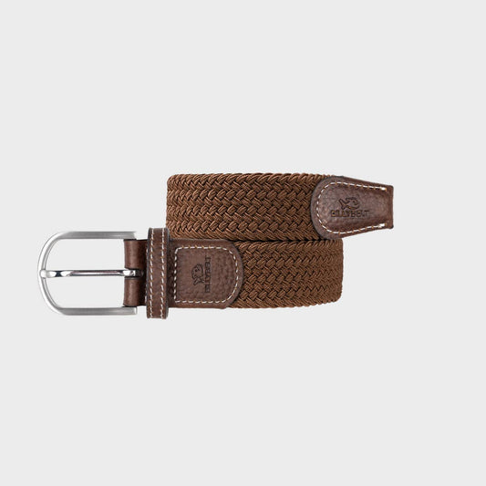 BillyBelt elastischer Flechtgürtel - Kamelbraun