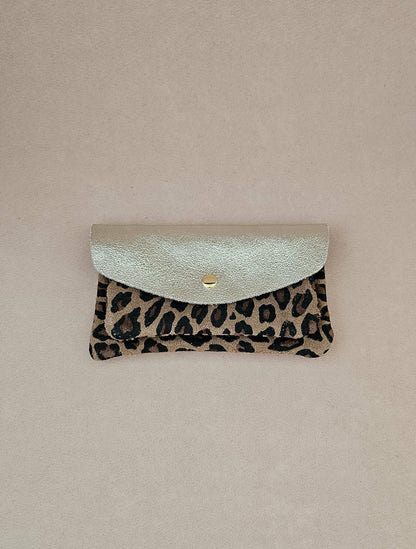 Roxal Marais Geldbeutel Schwarz/leo beige