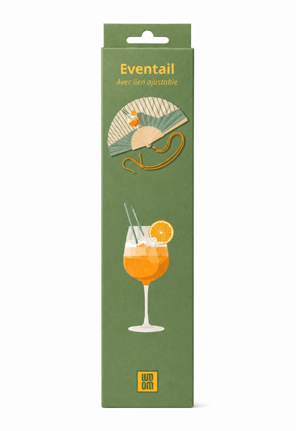Fächer mit Schulterriemen – Grünes Spritzglas