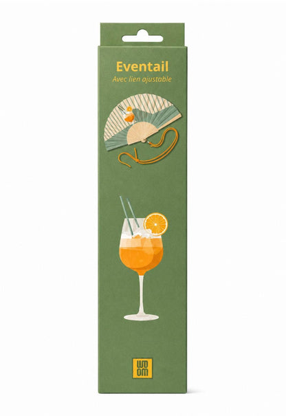 Fächer mit Schulterriemen – Grünes Spritzglas