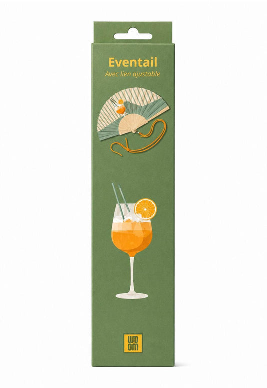 Fächer mit Schulterriemen – Grünes Spritzglas