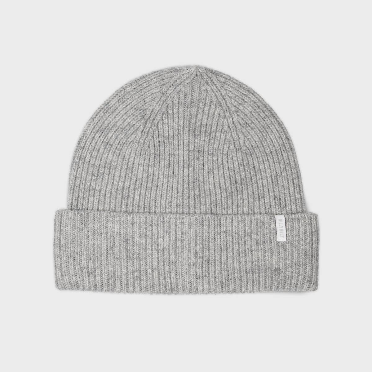 BillyBelt Beanie aus Lammwolle grau