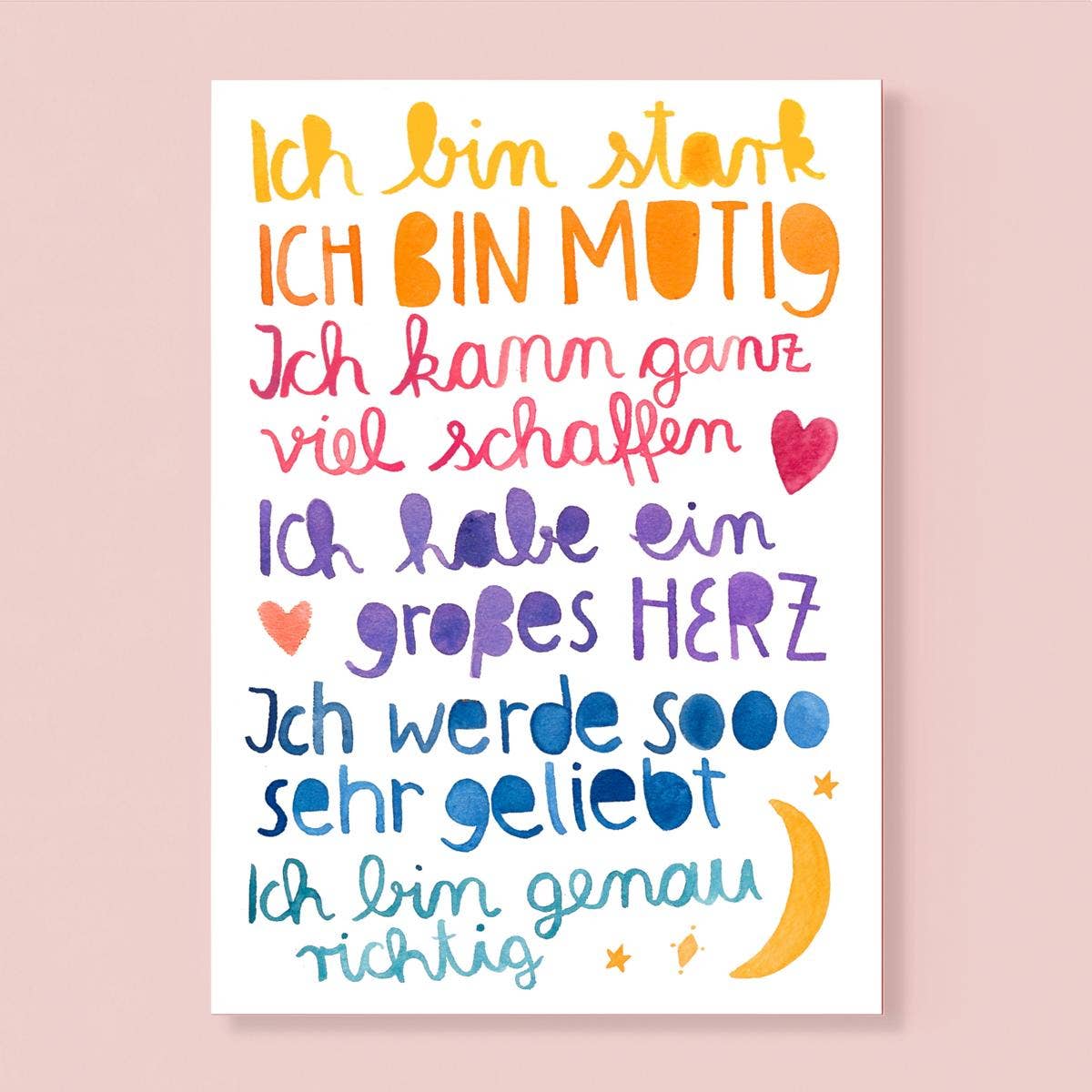 Frau Ottilie Postkarte *Affirmation*