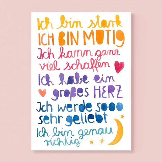 Frau Ottilie Postkarte *Affirmation*