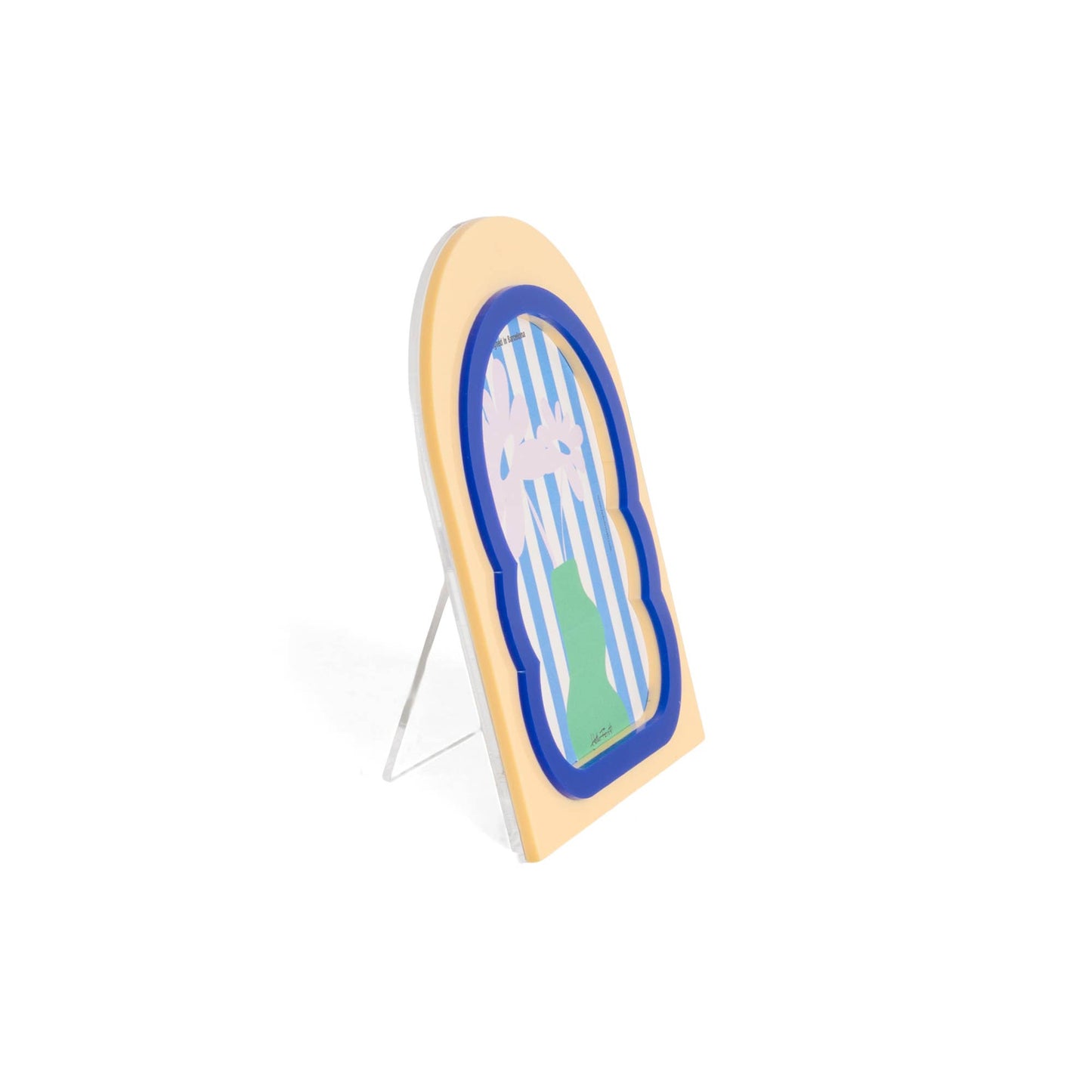 Helio Ferretti Bilderrahmen beige blau