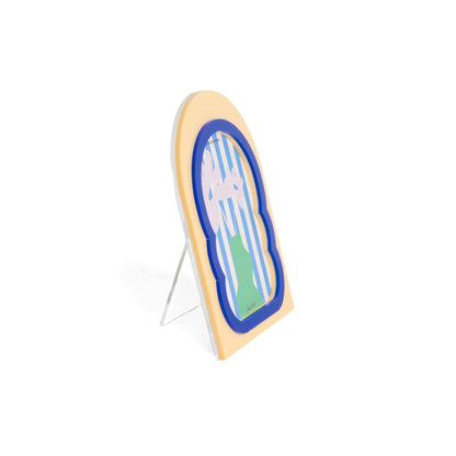 Helio Ferretti Bilderrahmen beige blau