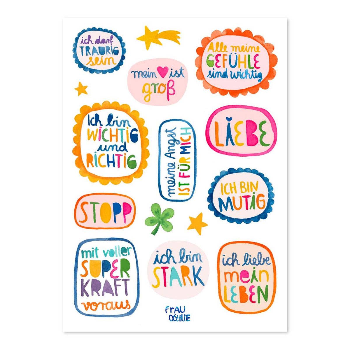 Frau Ottilie Kindertattoos *Affirmationen*