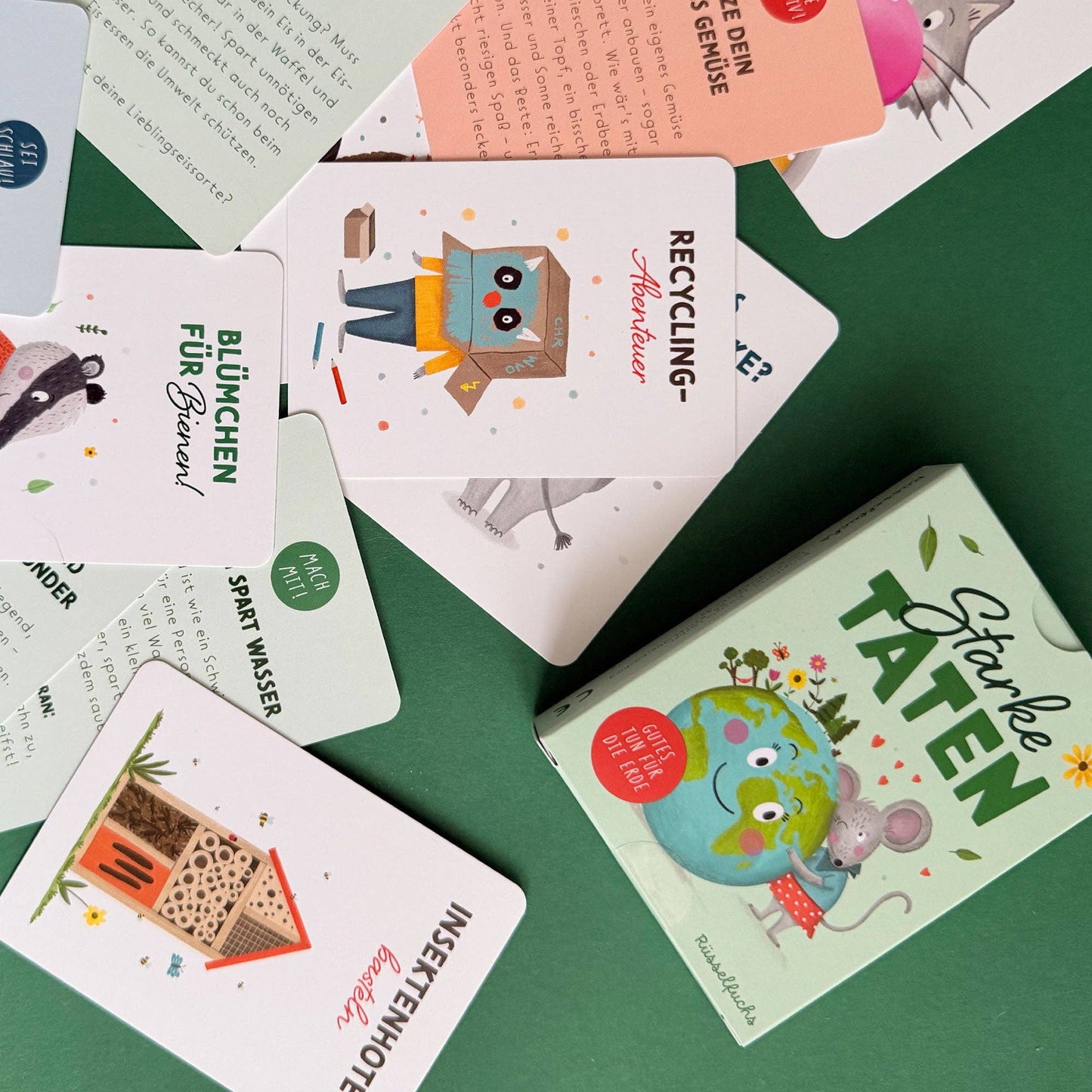 Umweltkarten für Kinder "Starke Taten"