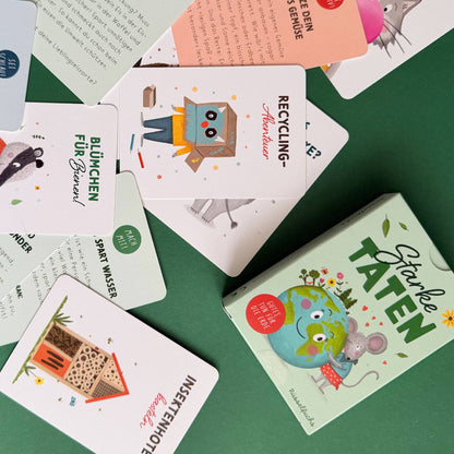 Umweltkarten für Kinder "Starke Taten"