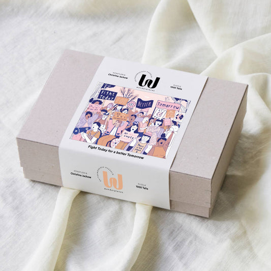 »Fight Today for a Better Tomorrow« Puzzle |   Notietzblock